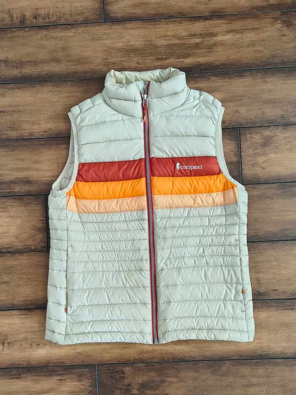Cotopaxi Fuego Down Puffer Vest Women’s XS Cream Orange